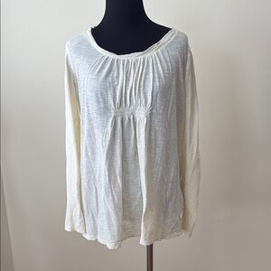 ❤️3/$15❤️ Motherhood Maternity Cream Long Sleeve Top